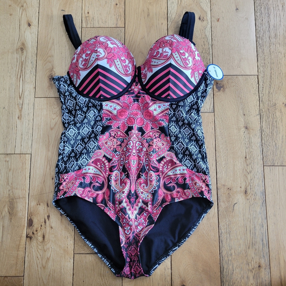 Swimsuitforall 1 Piece Bathing Suit Size 14